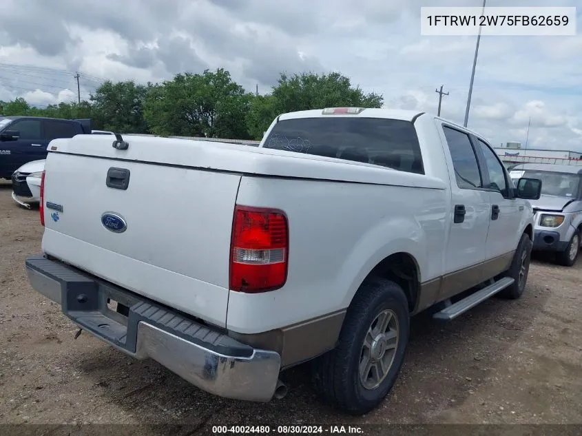 2005 Ford F-150 Xlt VIN: 1FTRW12W75FB62659 Lot: 40024480