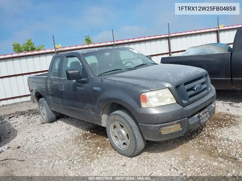 2005 Ford F-150 Stx/Xl/Xlt VIN: 1FTRX12W25FB04858 Lot: 40027618