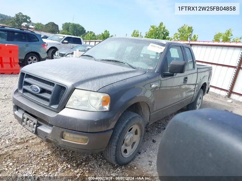 2005 Ford F-150 Stx/Xl/Xlt VIN: 1FTRX12W25FB04858 Lot: 40027618