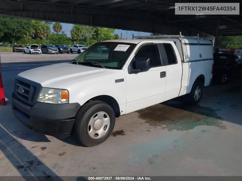 2005 Ford F-150 Stx/Xl/Xlt VIN: 1FTRX12W45FA40354 Lot: 40073937