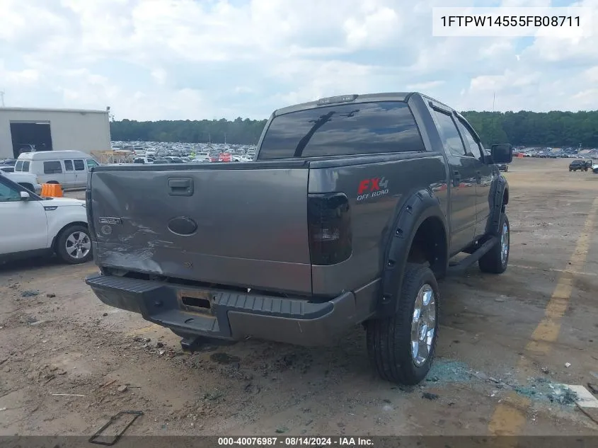 1FTPW14555FB08711 2005 Ford F-150 Fx4/Lariat/Xlt