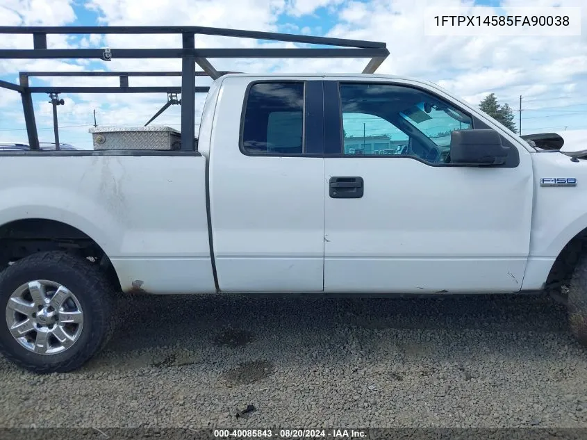 2005 Ford F-150 Fx4/Lariat/Xl/Xlt VIN: 1FTPX14585FA90038 Lot: 40085843