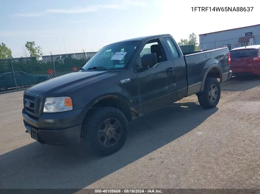 1FTRF14W65NA88637 2005 Ford F-150 Stx/Xl/Xlt