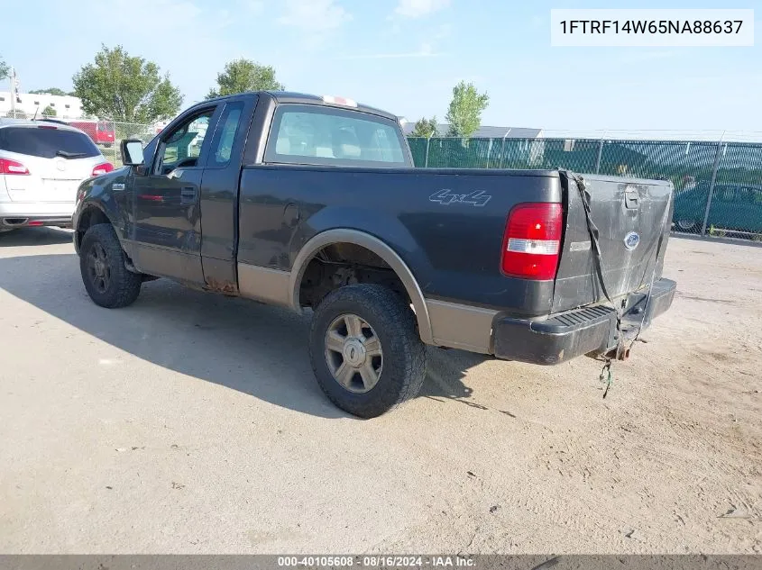 2005 Ford F-150 Stx/Xl/Xlt VIN: 1FTRF14W65NA88637 Lot: 40105608