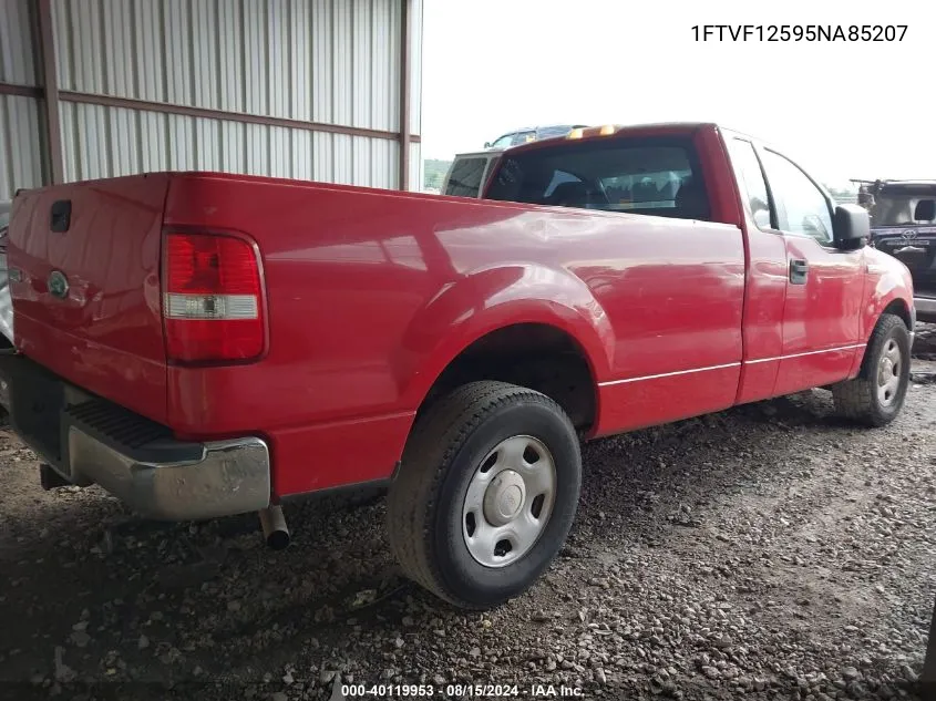 2005 Ford F-150 Xl/Xlt VIN: 1FTVF12595NA85207 Lot: 40119953