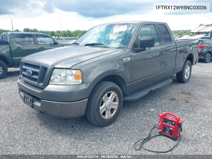 2005 Ford F-150 Stx/Xl/Xlt VIN: 1FTRX12W95NC03036 Lot: 40123714