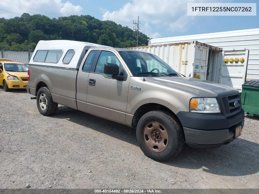 2005 Ford F-150 Stx/Xl/Xlt VIN: 1FTRF12255NC07262 Lot: 40154492