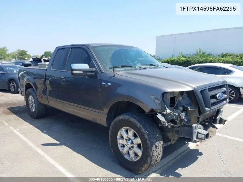 2005 Ford F150 VIN: 1FTPX14595FA62295 Lot: 40156505