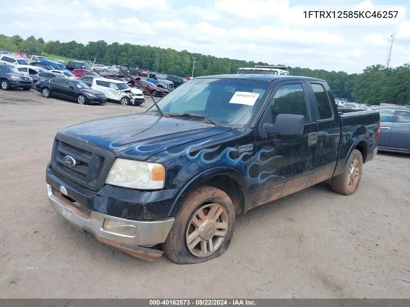 2005 Ford F-150 Lariat/Xl/Xlt VIN: 1FTRX12585KC46257 Lot: 40162573