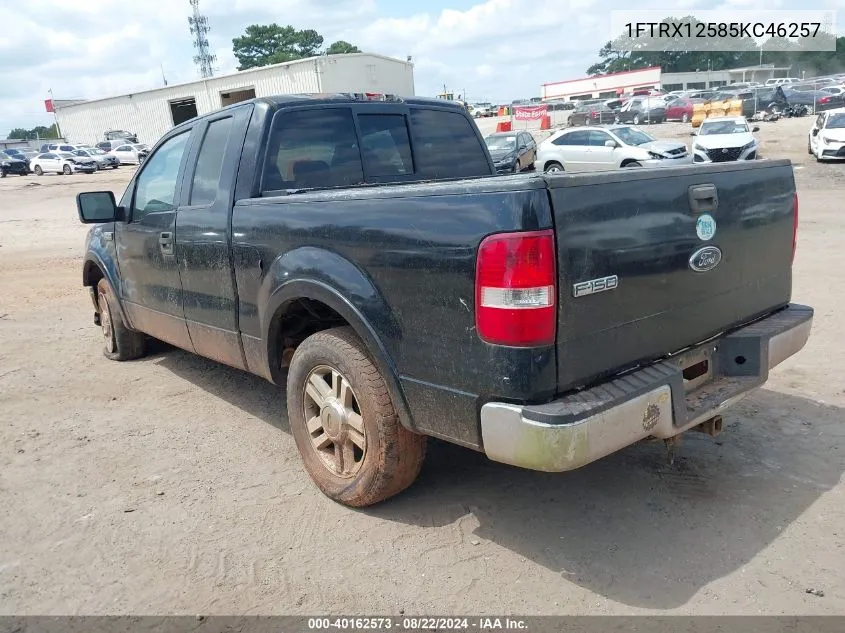 2005 Ford F-150 Lariat/Xl/Xlt VIN: 1FTRX12585KC46257 Lot: 40162573