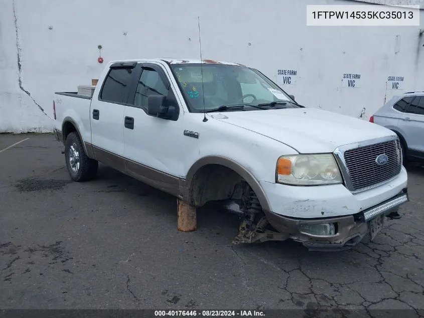 2005 Ford F-150 Fx4/Lariat/Xlt VIN: 1FTPW14535KC35013 Lot: 40176446