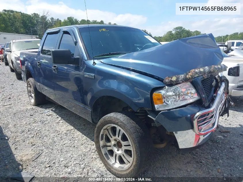 2005 Ford F-150 Fx4/Lariat/Xlt VIN: 1FTPW14565FB68965 Lot: 40218490