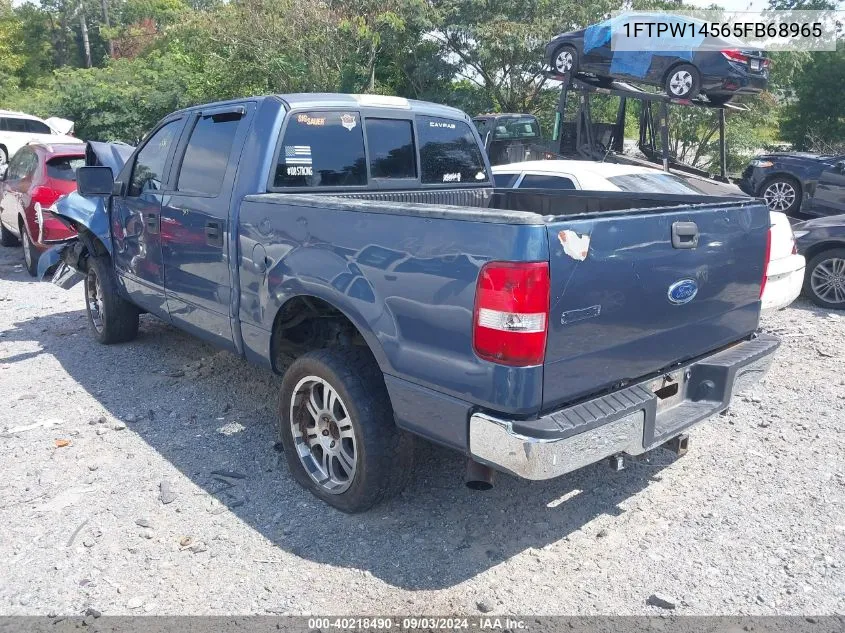 2005 Ford F-150 Fx4/Lariat/Xlt VIN: 1FTPW14565FB68965 Lot: 40218490