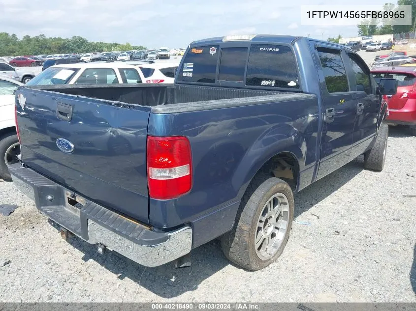 2005 Ford F-150 Fx4/Lariat/Xlt VIN: 1FTPW14565FB68965 Lot: 40218490