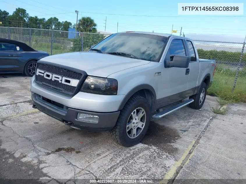 2005 Ford F-150 Fx4/Lariat/Xl/Xlt VIN: 1FTPX14565KC08398 Lot: 40223807