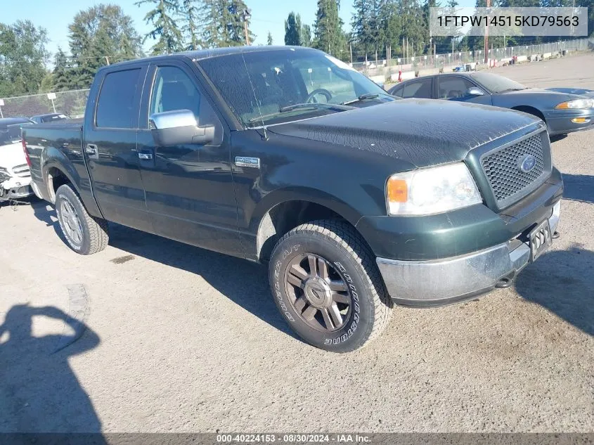 2005 Ford F-150 Fx4/Lariat/Xlt VIN: 1FTPW14515KD79563 Lot: 40224153