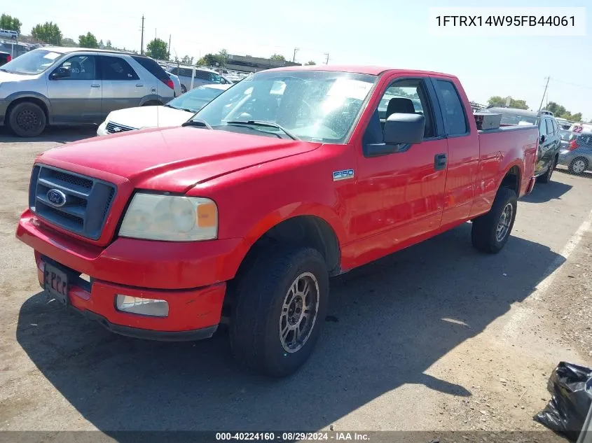 2005 Ford F-150 Stx/Xl/Xlt VIN: 1FTRX14W95FB44061 Lot: 40224160