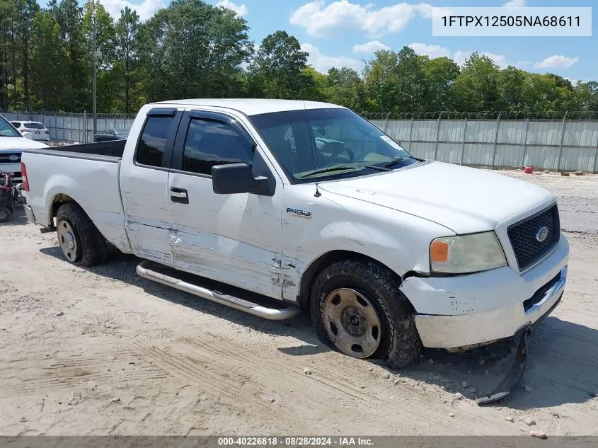 2005 Ford F-150 Lariat/Xl/Xlt VIN: 1FTPX12505NA68611 Lot: 40226818