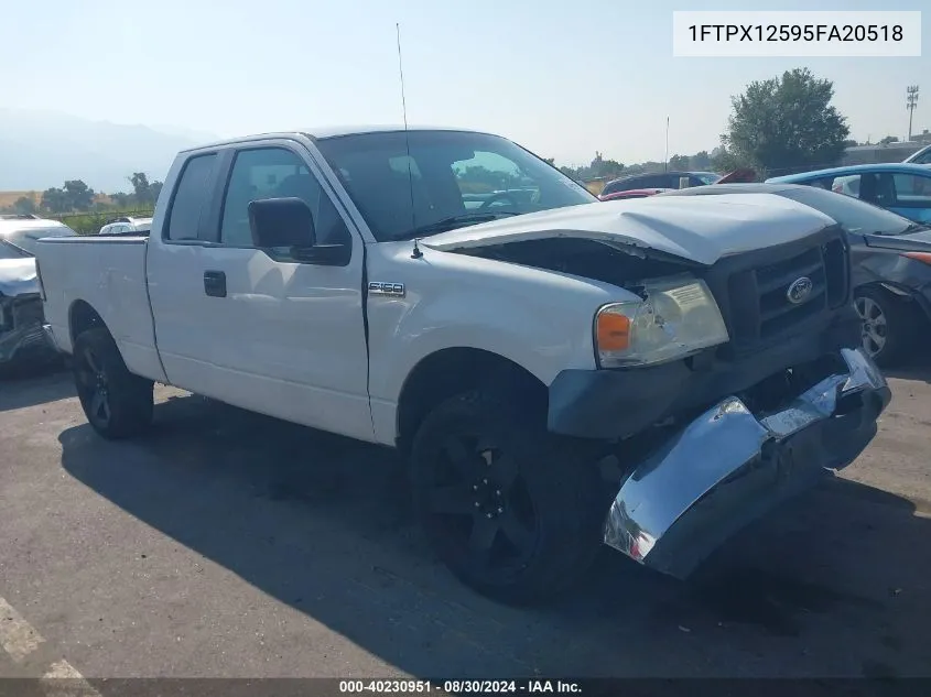 2005 Ford F-150 Lariat/Xl/Xlt VIN: 1FTPX12595FA20518 Lot: 40230951