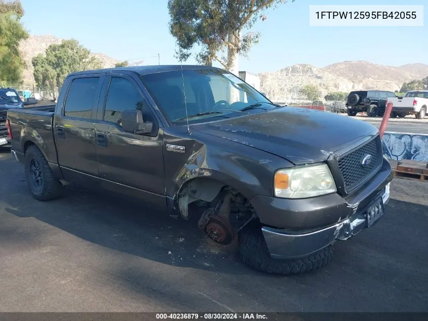 2005 Ford F-150 Lariat/Xlt VIN: 1FTPW12595FB42055 Lot: 40236879