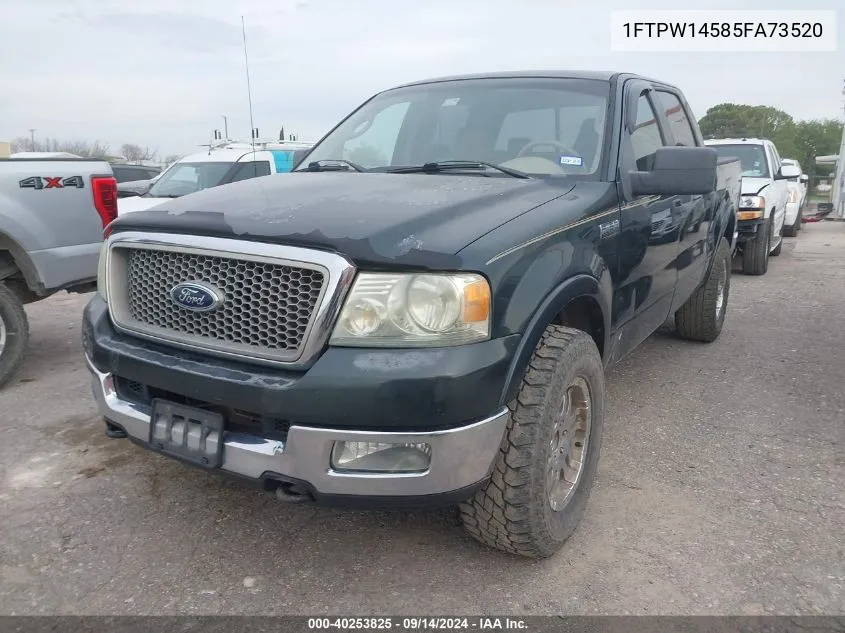 2005 Ford F-150 Fx4/Lariat/Xlt VIN: 1FTPW14585FA73520 Lot: 40253825