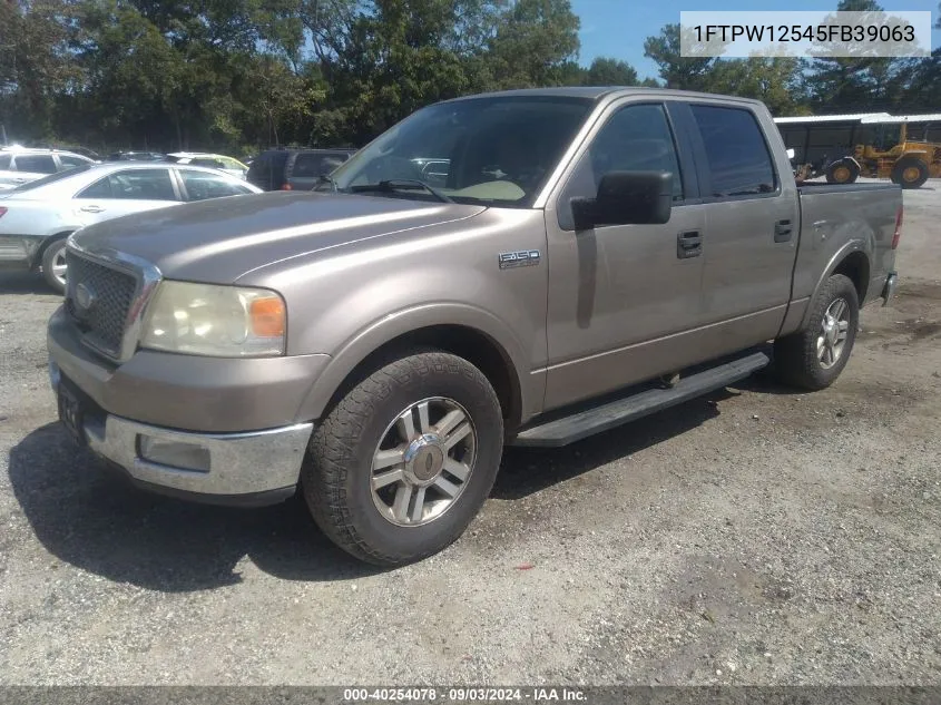 2005 Ford F-150 Lariat/Xlt VIN: 1FTPW12545FB39063 Lot: 40254078