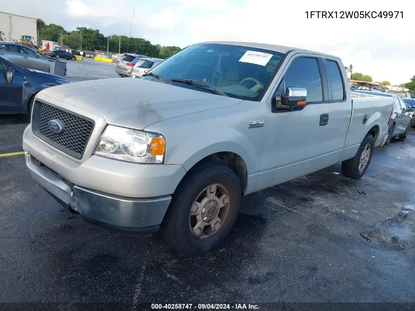 2005 Ford F-150 Stx/Xl/Xlt VIN: 1FTRX12W05KC49971 Lot: 40258747