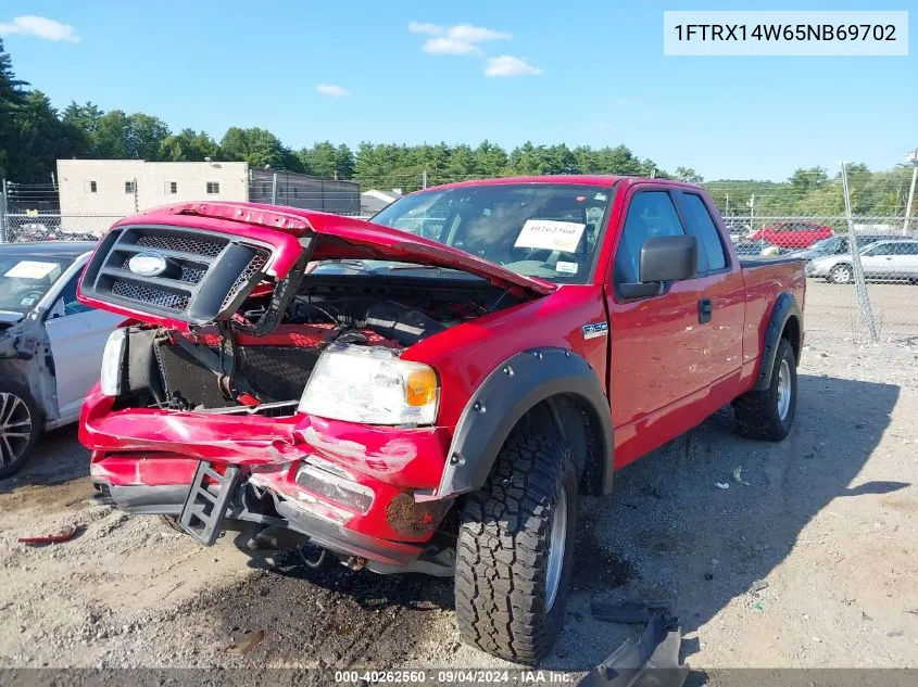 2005 Ford F-150 Stx/Xl/Xlt VIN: 1FTRX14W65NB69702 Lot: 40262560