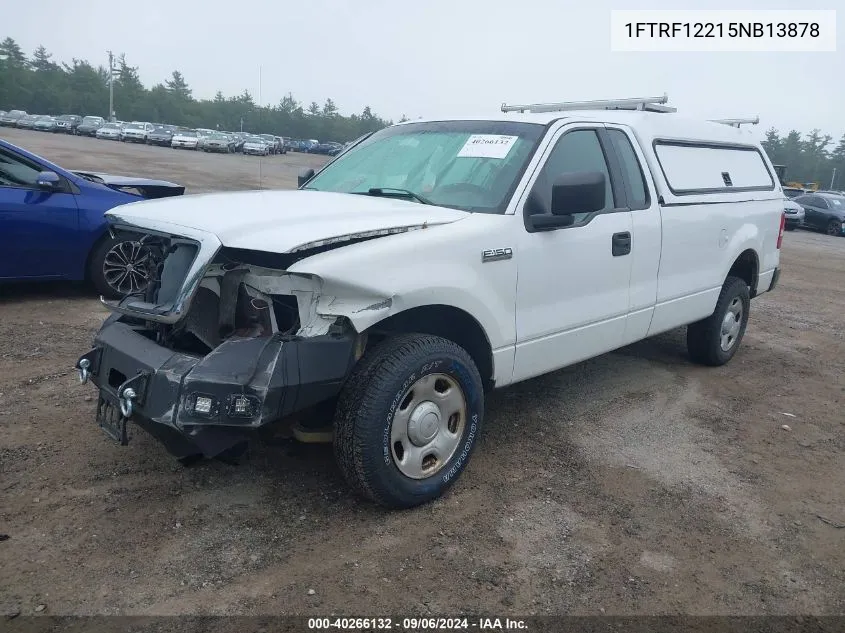 2005 Ford F150 VIN: 1FTRF12215NB13878 Lot: 40266132