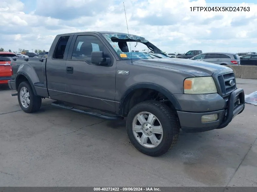 2005 Ford F-150 Fx4/Xlt VIN: 1FTPX045X5KD24763 Lot: 40272422