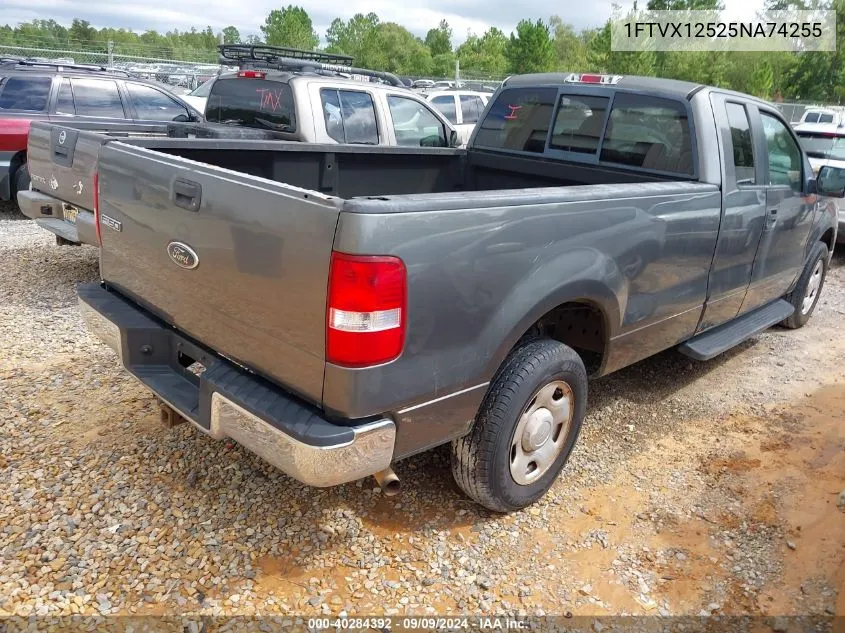 2005 Ford F-150 Lariat/Xl/Xlt VIN: 1FTVX12525NA74255 Lot: 40284392