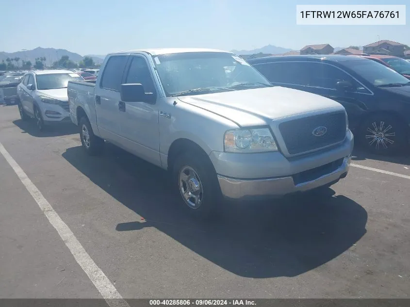 2005 Ford F-150 Xlt VIN: 1FTRW12W65FA76761 Lot: 40285806