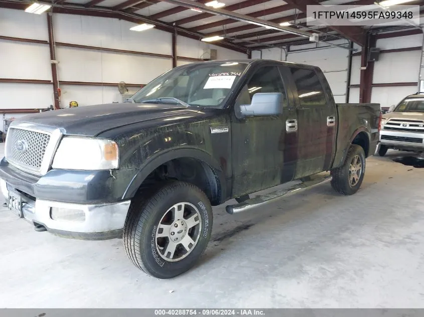 2005 Ford F-150 Fx4/Lariat/Xlt VIN: 1FTPW14595FA99348 Lot: 40288754