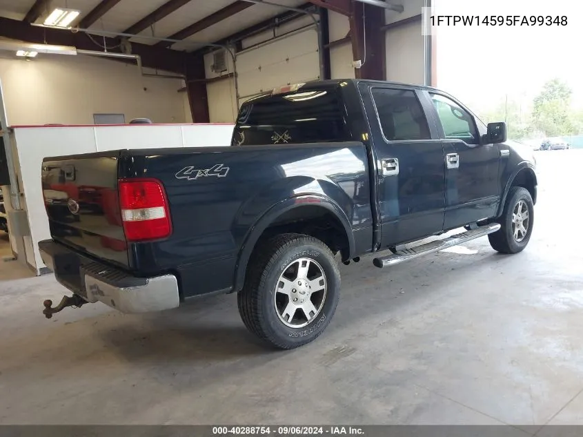 2005 Ford F-150 Fx4/Lariat/Xlt VIN: 1FTPW14595FA99348 Lot: 40288754