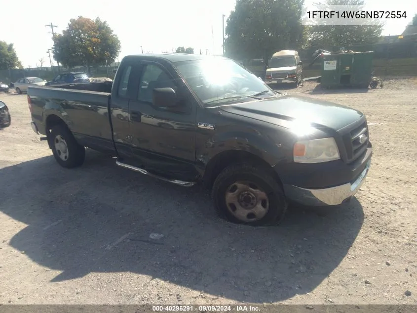 2005 Ford F-150 Stx/Xl/Xlt VIN: 1FTRF14W65NB72554 Lot: 40296291