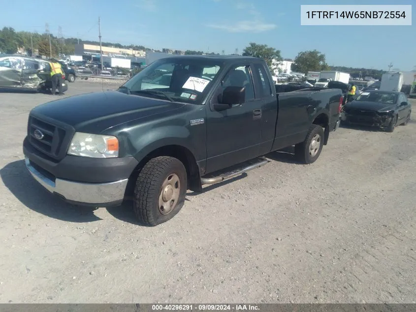 2005 Ford F-150 Stx/Xl/Xlt VIN: 1FTRF14W65NB72554 Lot: 40296291