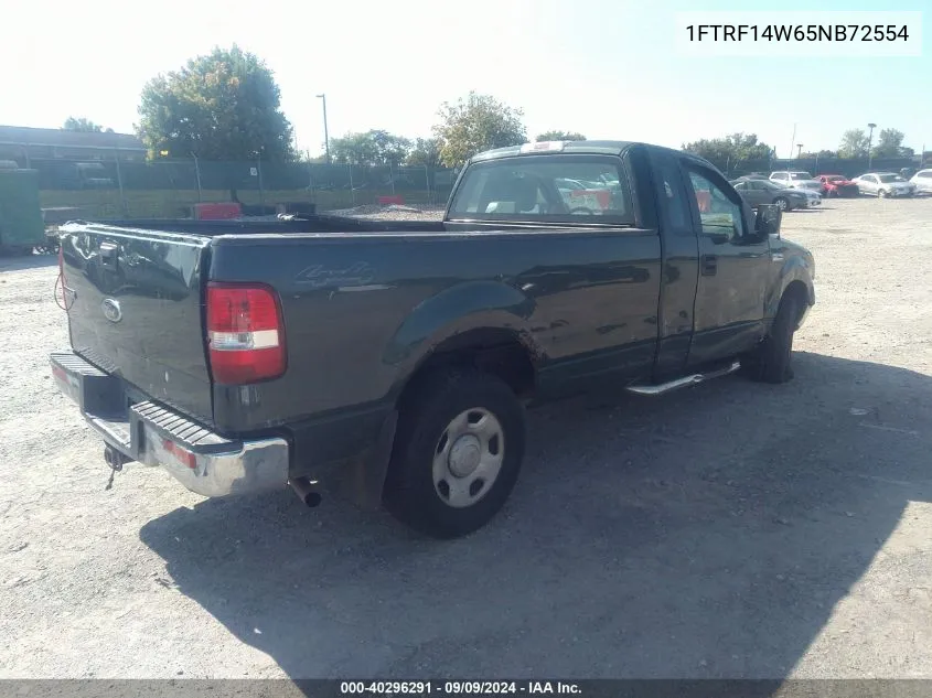 2005 Ford F-150 Stx/Xl/Xlt VIN: 1FTRF14W65NB72554 Lot: 40296291