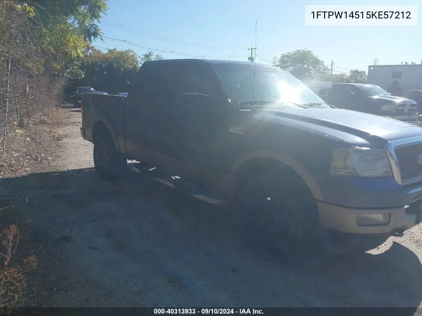 1FTPW14515KE57212 2005 Ford F-150 Fx4/Lariat/Xlt