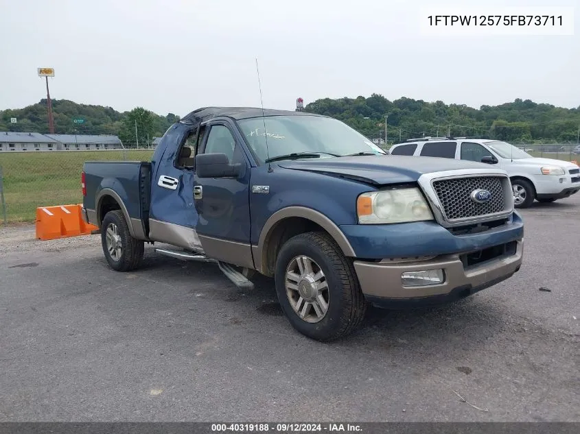 2005 Ford F150 Supercrew VIN: 1FTPW12575FB73711 Lot: 40319188