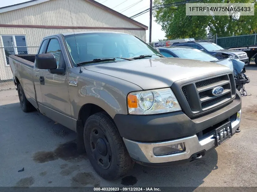 2005 Ford F-150 Stx/Xl/Xlt VIN: 1FTRF14W75NA65433 Lot: 40320823