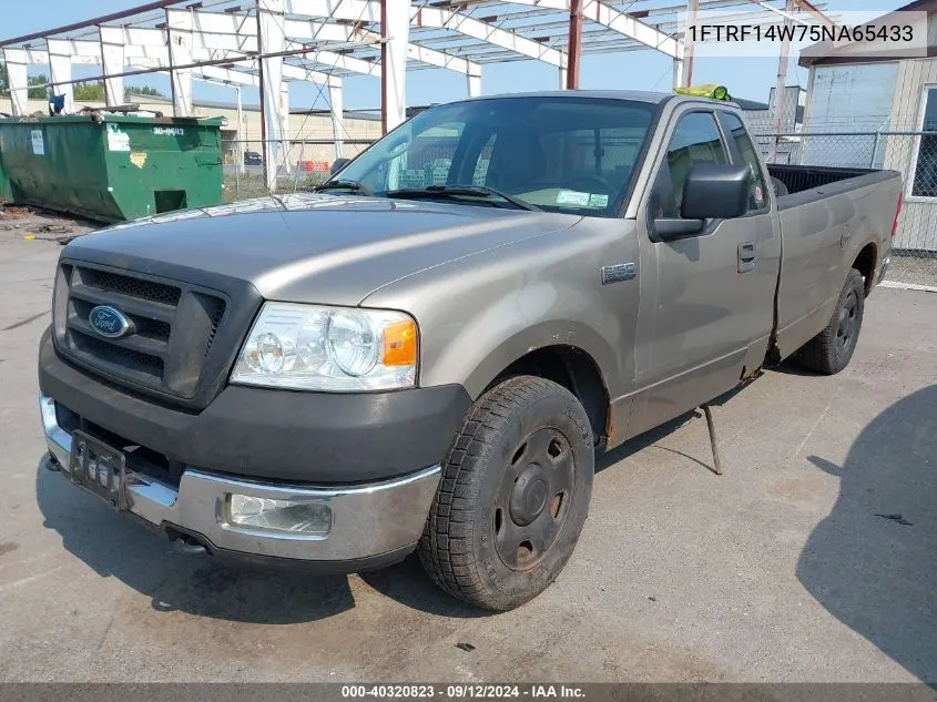 2005 Ford F-150 Stx/Xl/Xlt VIN: 1FTRF14W75NA65433 Lot: 40320823