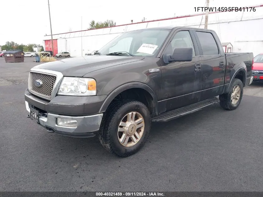 1FTPW14595FB41176 2005 Ford F150 Supercrew