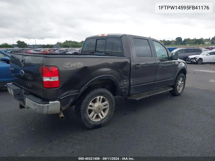 1FTPW14595FB41176 2005 Ford F150 Supercrew