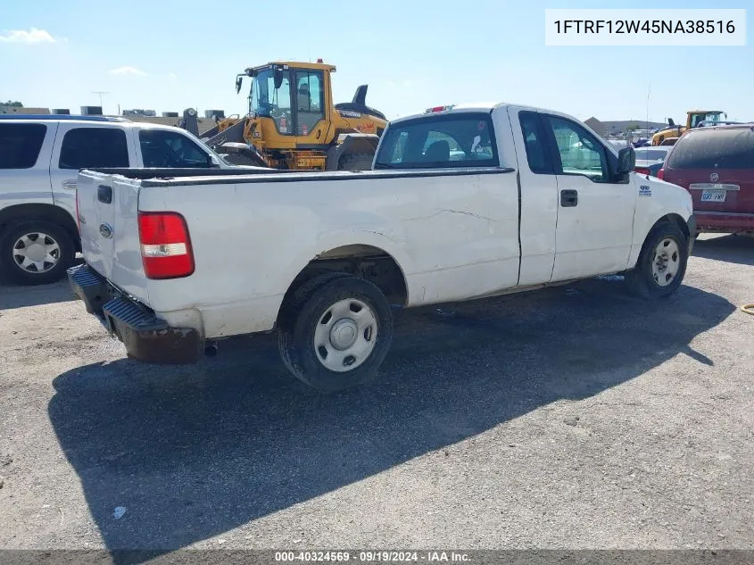 2005 Ford F-150 Stx/Xl/Xlt VIN: 1FTRF12W45NA38516 Lot: 40324569