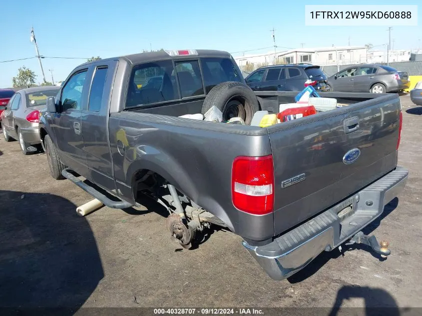 2005 Ford F-150 Stx/Xl/Xlt VIN: 1FTRX12W95KD60888 Lot: 40328707