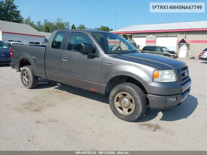 2005 Ford F-150 Stx/Xl/Xlt VIN: 1FTRX14W45NA67749 Lot: 40333123