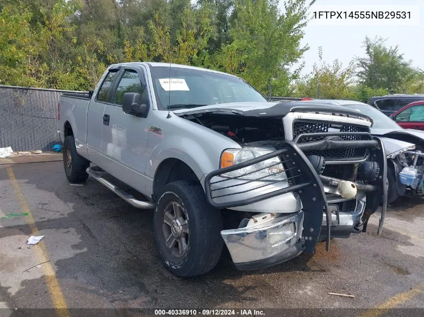 2005 Ford F150 VIN: 1FTPX14555NB29531 Lot: 40336910