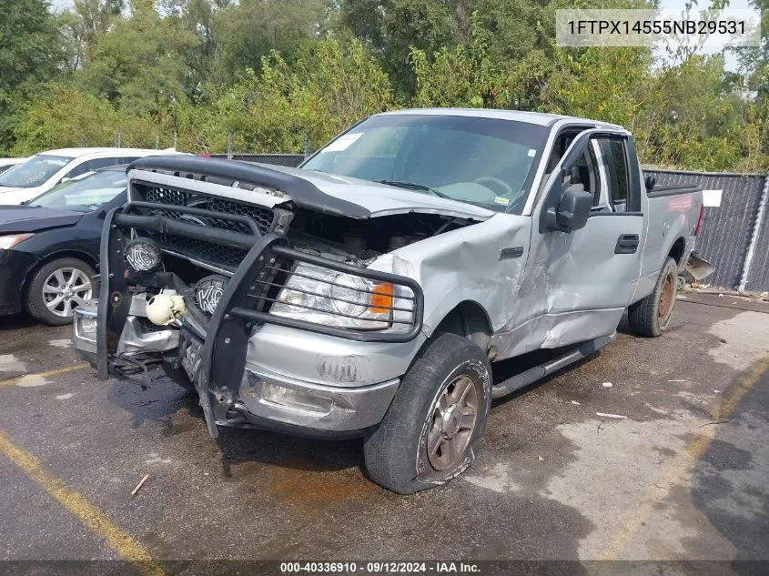 2005 Ford F150 VIN: 1FTPX14555NB29531 Lot: 40336910