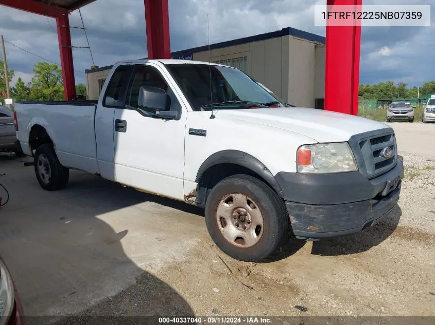 2005 Ford F-150 Stx/Xl/Xlt VIN: 1FTRF12225NB07359 Lot: 40337040