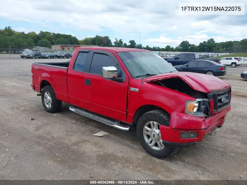 2005 Ford F-150 Stx/Xl/Xlt VIN: 1FTRX12W15NA22075 Lot: 40342966